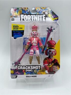 FORTNITE Jazwares 2026 OG Crackshot Pink Solo Mode 4"#288 NEW Excellent Conditio